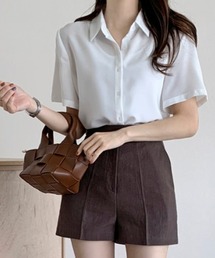 ECLIN | 半袖ルーズシャツブラウス(シャツ/ブラウス)