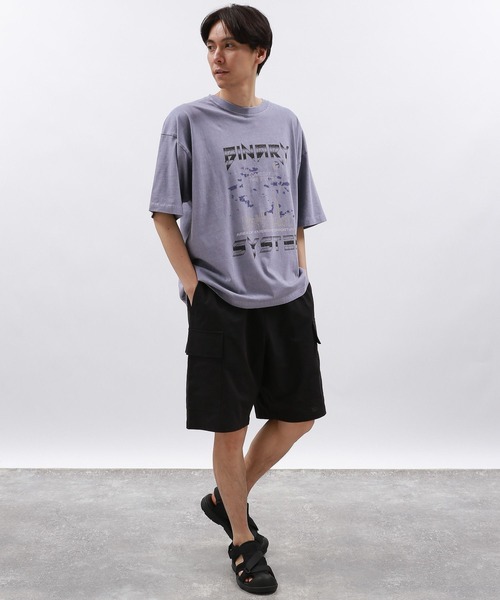 LAKOLE（ラコレ）の「ピグメントレトロプリントT半袖 / 130449（Tシャツ/カットソー・メンズ・チャコール/パープル/ブルー・MEDIUM/LARGE/X-LARGE）」の16枚目の写真