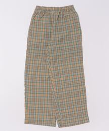 DOUBLE NAME | チェックパイピングイージーパンツ/ユニセックス(その他パンツ)