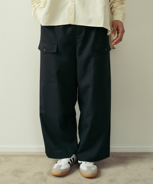 セール】2TACK CHAMBRAY SNOW PANTS / 2タックシャンブレースノー