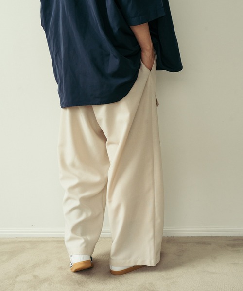 Be.Nection(ビネクション)の「2TACK CHAMBRAY SNOW PANTS / 2タックシャンブレースノーパンツ(スラックス・メンズ・チャコール/ベージュ・MEDIUM/LARGE)」の15枚目の写真