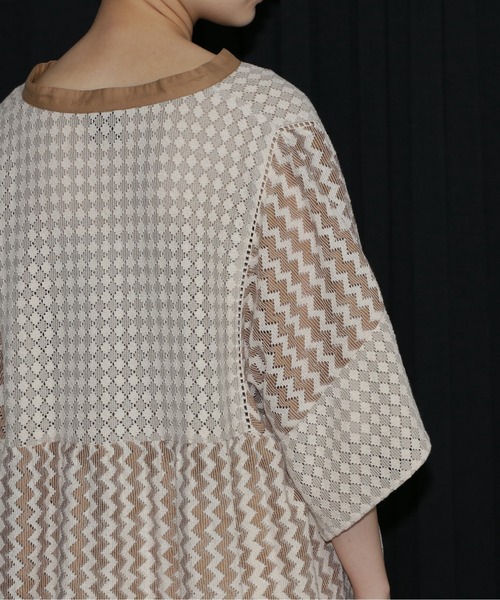 ROSE BUD(ローズバッド)の「チュニックワンピース(チュニック・レディース・ブラック/ベージュ・FREE)」の14枚目の写真