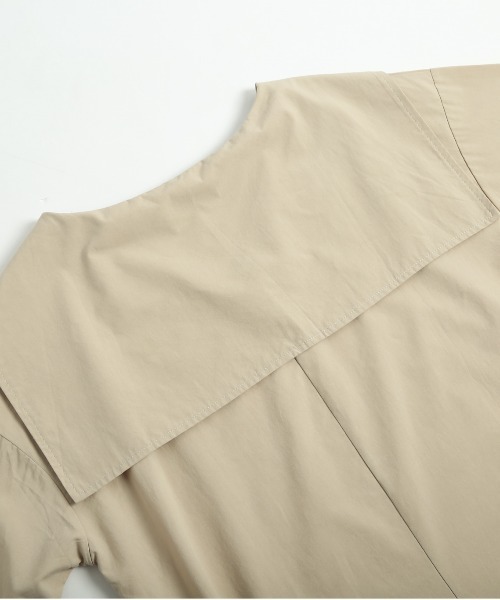 La-gemme（ラジェム）の「セーラーカラーワンピース（ワンピース・レディース・ホワイト系その他/ベージュ系その他/ベージュ/サックスブルー/ホワイト・C/M/L）」の10枚目の写真