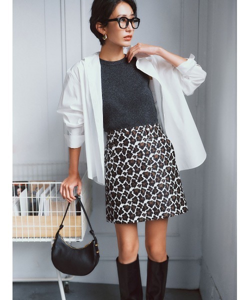 Mila Owen（ミラオーウェン）の「インヒールロングブーツ（ブーツ・レディース・ダークブラウン/ブラック・36/37/38）」の13枚目の写真