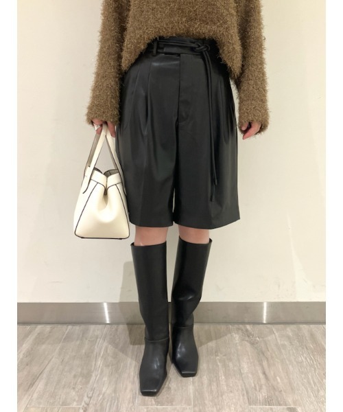 Mila Owen（ミラオーウェン）の「インヒールロングブーツ（ブーツ・レディース・ダークブラウン/ブラック・36/37/38）」の16枚目の写真