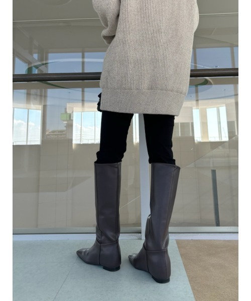 【セール】インヒールロングブーツ（ブーツ）｜Mila Owen（ミラオーウェン）