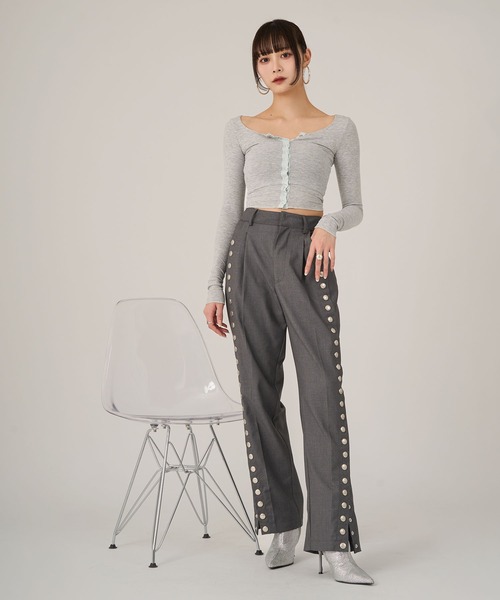 favclo.（ファブクロ）の「Side Snap Button Pants / サイドスナップ