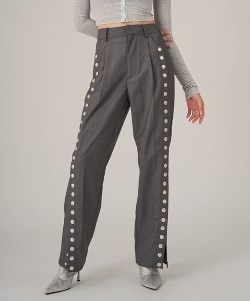 favclo.（ファブクロ）の「Side Snap Button Pants / サイドスナップ