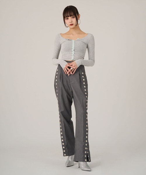 favclo.（ファブクロ）の「Side Snap Button Pants / サイドスナップ