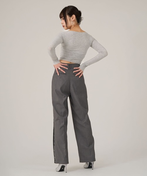 favclo.（ファブクロ）の「Side Snap Button Pants / サイドスナップ
