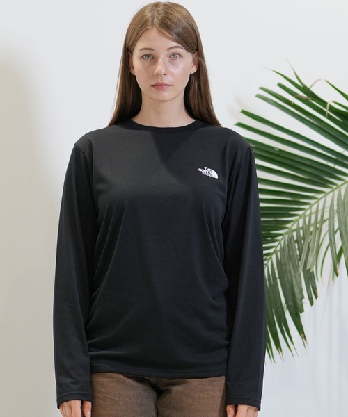 THE NORTH FACE(ザノースフェイス)の「THE NORTH FACE/ザ・ノース・フェイス ロンT DIGITAL BOX LOGO TEE NTW82487(Tシャツ/カットソー・レディース・ブラック/ホワイト・XL/L/M)」の8枚目の写真