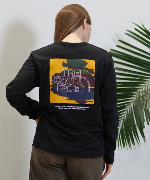 THE NORTH FACE(ザノースフェイス)の「THE NORTH FACE/ザ・ノース・フェイス ロンT DIGITAL BOX LOGO TEE NTW82487(Tシャツ/カットソー・レディース・ブラック/ホワイト・XL/L/M)」の10枚目の写真