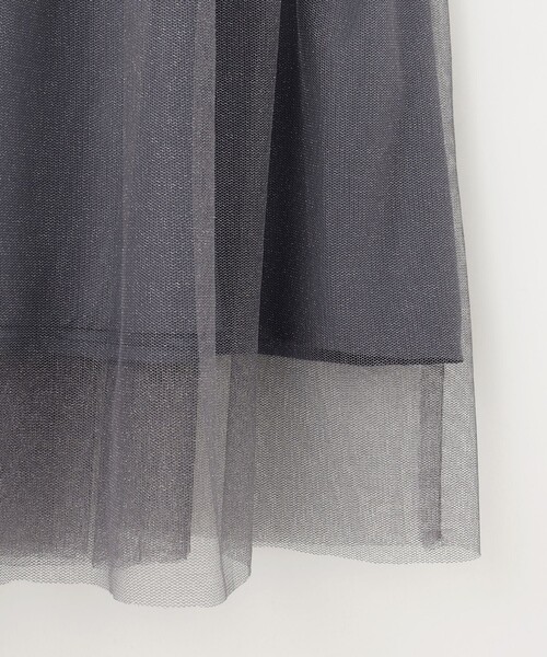 Feroux（フェルゥ）の「【洗える】ラメチュール スカート（スカート・レディース・ピンク系/ライトグレー系/ブラック系・1/2）」の20枚目の写真