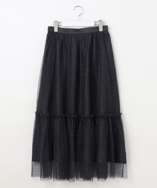 Feroux（フェルゥ）の「【洗える】ラメチュール スカート（スカート・レディース・ピンク系/ライトグレー系/ブラック系・1/2）」の22枚目の写真