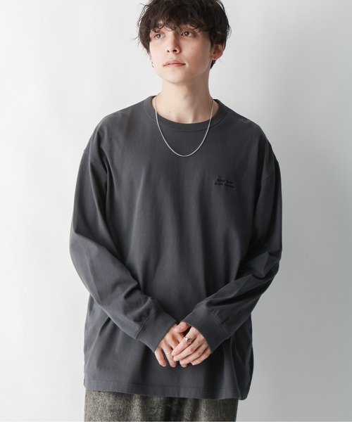 SIGNAL SPORTS（シグナルスポーツ）の「【SIGNAL SPORTS】ワンポイント刺繍/オーバーサイズTシャツ（Tシャツ/カットソー・メンズ・ホワイト/グリーン/スミクロ/ホワイト系その他4・SMALL/MEDIUM/LARGE）」の4枚目の写真