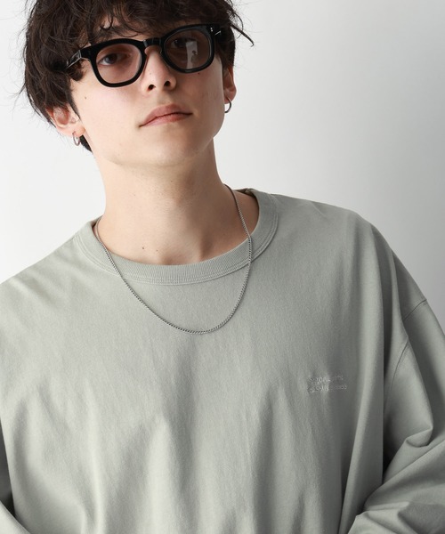 SIGNAL SPORTS（シグナルスポーツ）の「【SIGNAL SPORTS】ワンポイント刺繍/オーバーサイズTシャツ（Tシャツ/カットソー・メンズ・ホワイト/グリーン/スミクロ/ホワイト系その他4・SMALL/MEDIUM/LARGE）」の20枚目の写真