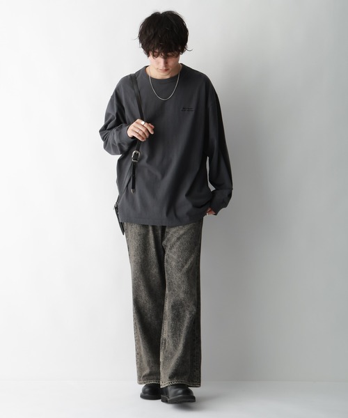 SIGNAL SPORTS（シグナルスポーツ）の「【SIGNAL SPORTS】ワンポイント刺繍/オーバーサイズTシャツ（Tシャツ/カットソー・メンズ・ホワイト/グリーン/スミクロ/ホワイト系その他4・SMALL/MEDIUM/LARGE）」の12枚目の写真