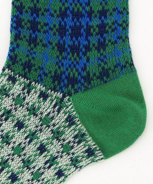 FRAPBOIS（フラボア）の「チェックチェックソックス（ソックス/靴下・レディース・ブラック/レッド/ネイビー・FREE）」の7枚目の写真