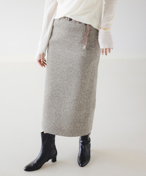 ビームスの百名品】【別注】Gramicci / ニット フリース スカート