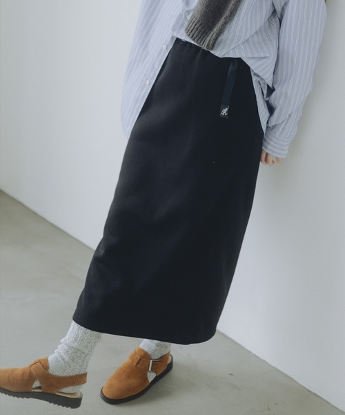 ビームスの百名品】【別注】Gramicci / ニット フリース スカート