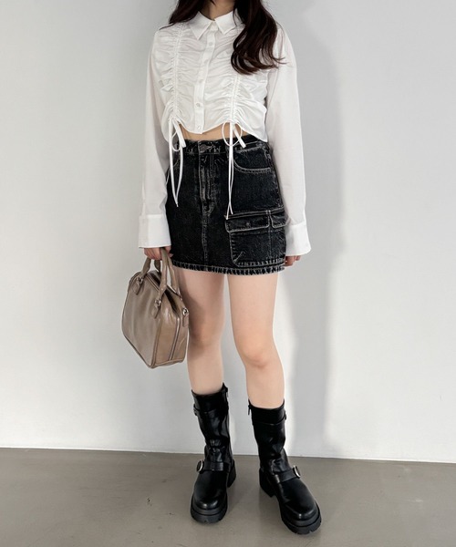 Heather（ヘザー）の「ドロストシャツ 150299（シャツ/ブラウス）」 - WEAR