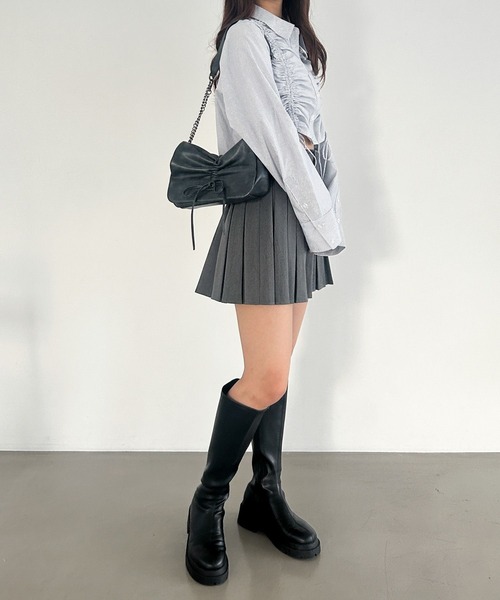 さちぽん　17枚セット Heather（ヘザー）の「ドロストシャツ 150299（シャツ/ブラウス）」 - WEAR