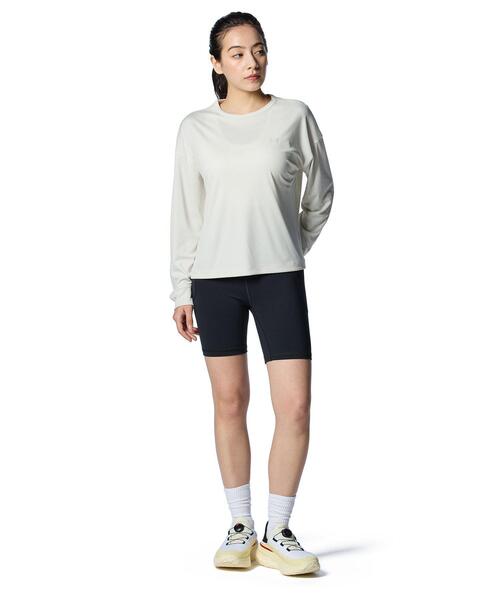 UNDER ARMOUR(アンダーアーマー)の「UAテック ロングスリーブ Tシャツ(トレーニング/レディース)(Tシャツ/カットソー・レディース・オフホワイト・M/L/S/XL)」の3枚目の写真