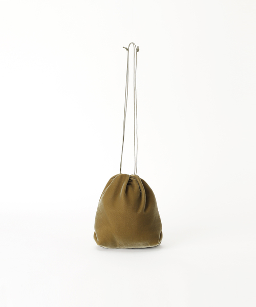 Spick & Span(スピックアンドスパン)の「JAMIRAY / ジャミレイ VELVET EGG D/S PURSE 242-270506(ハンドバッグ・レディース・ブラック/ピンク/カーキ・FREE)」の8枚目の写真
