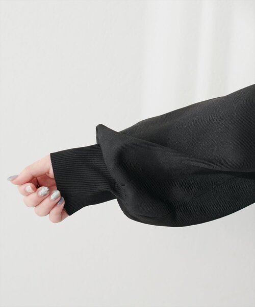 natural couture（ナチュラルクチュール）の「ポリニットWzipカーデ（カーディガン/ボレロ・レディース・アイボリー/サックスブルー/ブラック/モカ/パープル・FREE）」の19枚目の写真