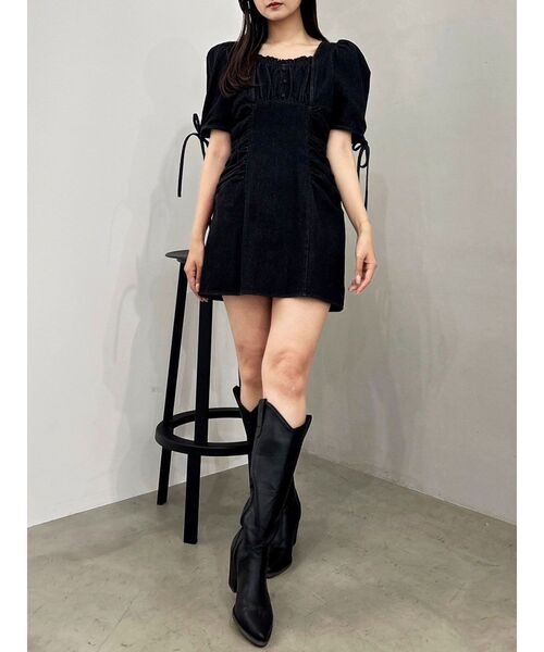 【セール】ギャザーデザインアソートミニワンピース(ワンピース)|dazzlin(ダズリン) 【セール】ギャザーデザインアソートミニワンピース(ワンピース)|dazzlin(ダズリン)