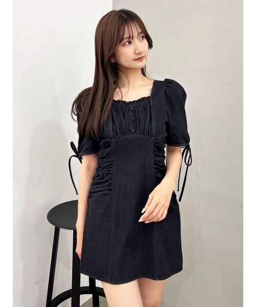 【セール】ギャザーデザインアソートミニワンピース(ワンピース)|dazzlin(ダズリン) 【セール】ギャザーデザインアソートミニワンピース(ワンピース)|dazzlin(ダズリン)