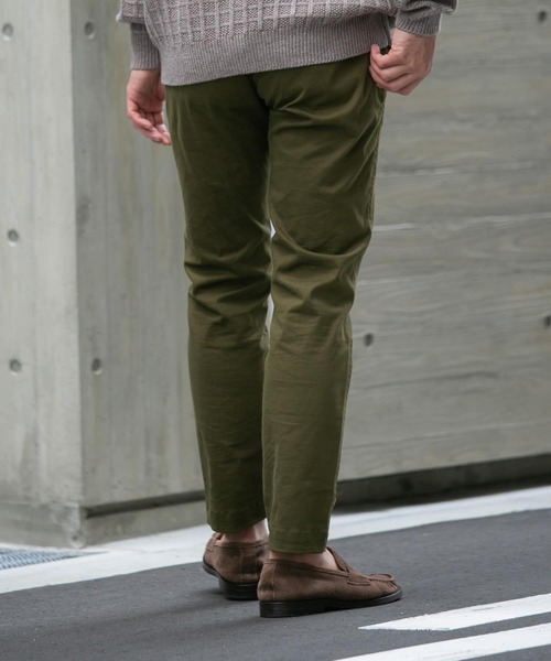 URBAN RESEARCH ROSSO MEN（アーバンリサーチロッソメン）の「『XLサイズあり』起毛スリムストレッチテーパードチノパンツ（その他パンツ・メンズ・カーキ/ブラック/ベージュ/ネイビー・SMALL/MEDIUM/LARGE/X-LARGE）」の18枚目の写真