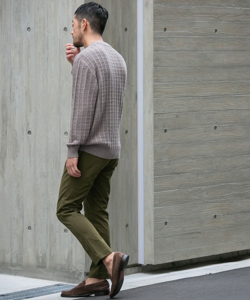 URBAN RESEARCH ROSSO MEN（アーバンリサーチロッソメン）の「『XLサイズあり』起毛スリムストレッチテーパードチノパンツ（その他パンツ・メンズ・カーキ/ブラック/ベージュ/ネイビー・SMALL/MEDIUM/LARGE/X-LARGE）」の20枚目の写真