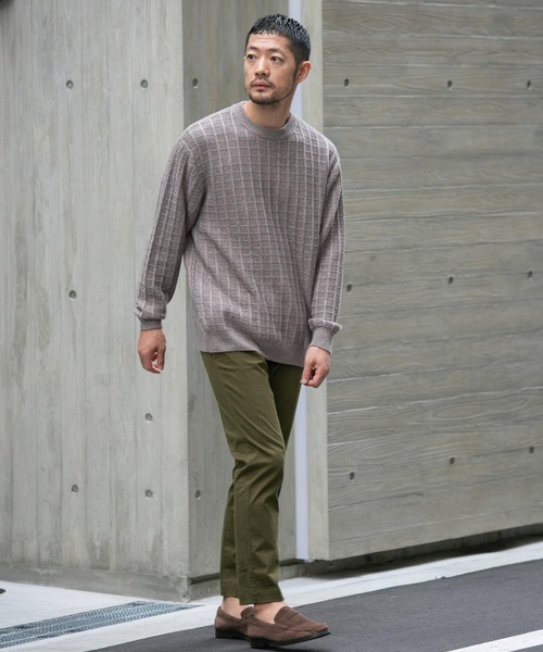 URBAN RESEARCH ROSSO MEN（アーバンリサーチロッソメン）の「『XLサイズあり』起毛スリムストレッチテーパードチノパンツ（その他パンツ・メンズ・カーキ/ブラック/ベージュ/ネイビー・SMALL/MEDIUM/LARGE/X-LARGE）」の21枚目の写真