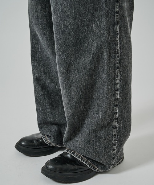 WASHED DENIM WIDE PANTS（デニムパンツ）｜JOHN LAWRENCE