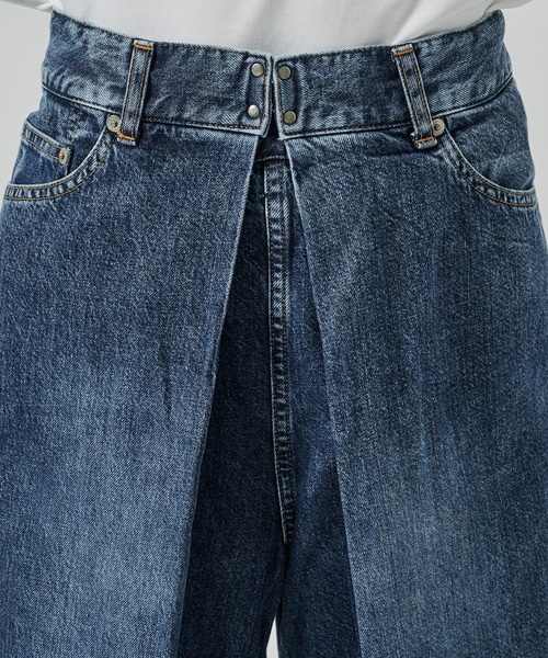 ジョンローレンスサリバン　WASHED DENIM WIDE PANTS WASHED DENIM WIDE PANTS | JOHN LAWRENCE SULLIVAN