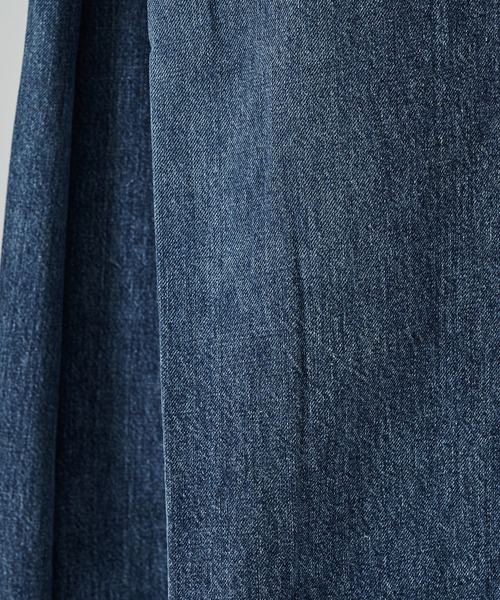 JOHN LAWRENCE SULLIVAN（ジョンローレンスサリバン）の「WASHED DENIM WIDE PANTS（デニムパンツ・メンズ・ダークインディゴブルー/ブラック・46/44）」の14枚目の写真