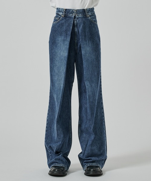 【専用】SULLIVAN BLEACHED DENIM WIDE PANTS JOHN LAWRENCE SULLIVAN（ジョンローレンスサリバン）の