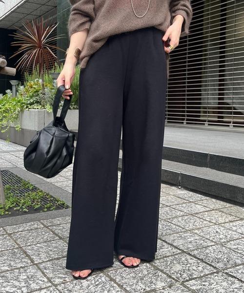 【セール】裏毛スウエットワイドパンツ（その他パンツ）｜DouDou（ドゥドゥ）