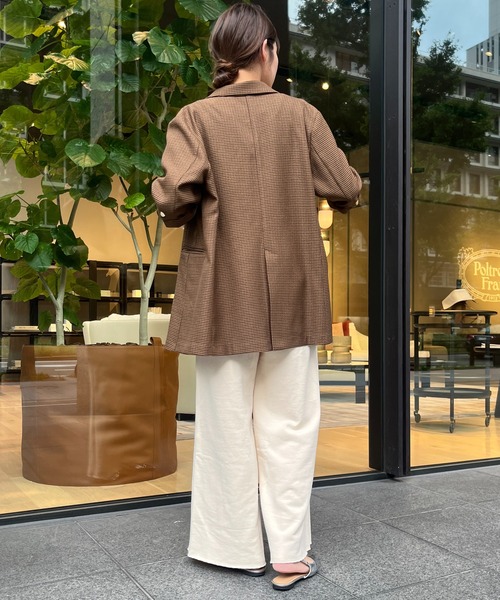 DouDou（ドゥドゥ）の「裏毛スウエットワイドパンツ（その他パンツ・レディース・グレー/アイボリー/ブラック・FREE/TM）」の17枚目の写真