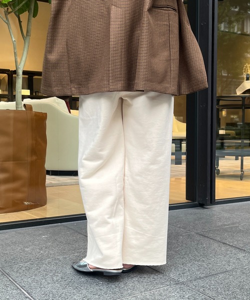 DouDou（ドゥドゥ）の「裏毛スウエットワイドパンツ（その他パンツ・レディース・グレー/アイボリー/ブラック・FREE/TM）」の21枚目の写真