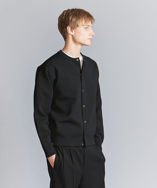BEAUTY&YOUTH UNITED ARROWS(ビューティーアンドユースユナイテッドアローズ)の「【WEB限定】テックミラノ スナップボタン カーディガン(カーディガン/ボレロ・メンズ・ブラック/グレー/パープル・S/M/L)」の9枚目の写真