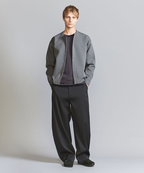 BEAUTY&YOUTH UNITED ARROWS(ビューティーアンドユースユナイテッドアローズ)の「【WEB限定】テックミラノ スナップボタン カーディガン(カーディガン/ボレロ・メンズ・ブラック/グレー/パープル・S/M/L)」の11枚目の写真