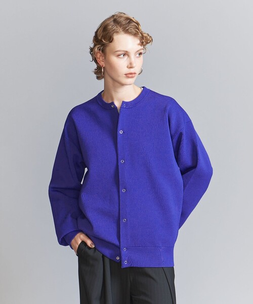 BEAUTY&YOUTH UNITED ARROWS(ビューティーアンドユースユナイテッドアローズ)の「【WEB限定】テックミラノ スナップボタン カーディガン(カーディガン/ボレロ・メンズ・ブラック/グレー/パープル・S/M/L)」の16枚目の写真