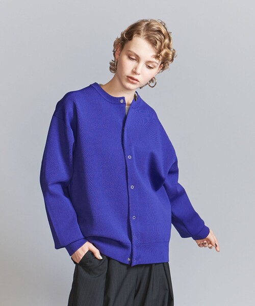 BEAUTY&YOUTH UNITED ARROWS(ビューティーアンドユースユナイテッドアローズ)の「【WEB限定】テックミラノ スナップボタン カーディガン(カーディガン/ボレロ・メンズ・ブラック/グレー/パープル・S/M/L)」の17枚目の写真