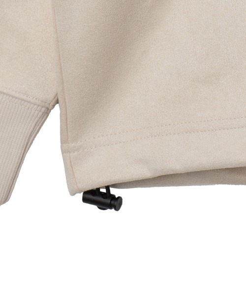 WEGO（ウィゴー）の「WEGO/フェイクスウェードグラフィックプルオーバー（スウェット・メンズ・チャコール/アイボリー・MEDIUM/LARGE）」の7枚目の写真