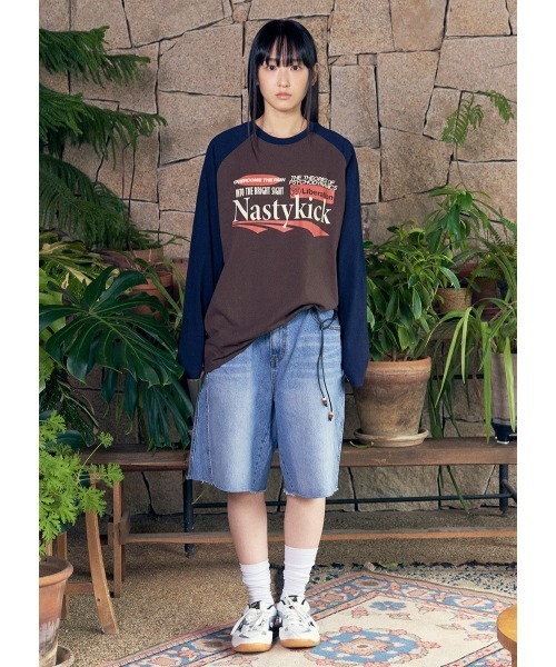 tシャツ 「UNISEX」NASTYKICK／Liberation ロングスリーブT レディース メンズ セール】【UNISEX】NASTYKICK／Liberation ロングスリーブT（T