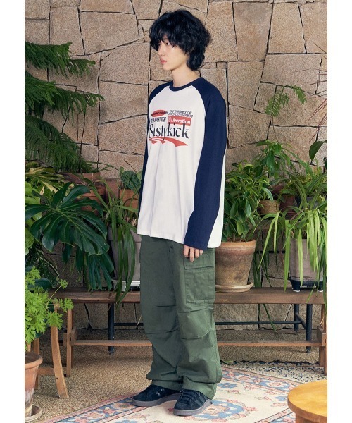 tシャツ 「UNISEX」NASTYKICK／Liberation ロングスリーブT レディース メンズ セール】【UNISEX】NASTYKICK／Liberation ロングスリーブT（T