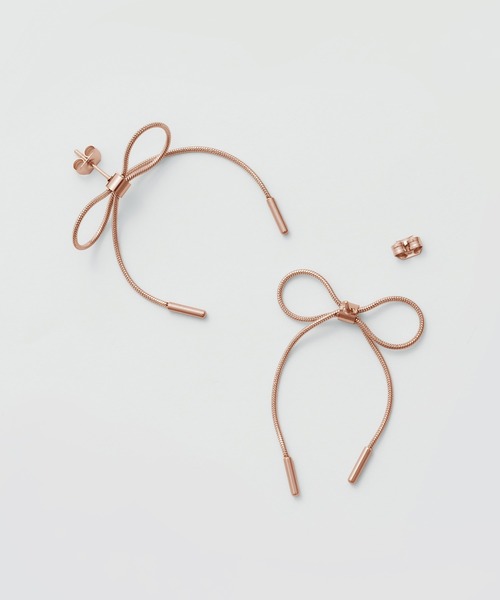 ciite' surgical stainless（シーテサージカルステンレス）の「【 金属アレルギー対応 】 リボンデザインピアス サージカルステンレス   (両耳用)（ピアス（両耳用）・レディース・シルバー/ゴールド・FREE）」の16枚目の写真