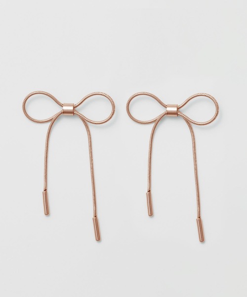 ciite' surgical stainless（シーテサージカルステンレス）の「【 金属アレルギー対応 】 リボンデザインピアス サージカルステンレス   (両耳用)（ピアス（両耳用）・レディース・シルバー/ゴールド・FREE）」の15枚目の写真